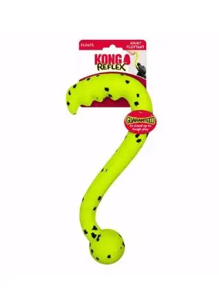 Kong Reflex Tough Floating Bouncy Tug N Fetch Dog Toy 1
