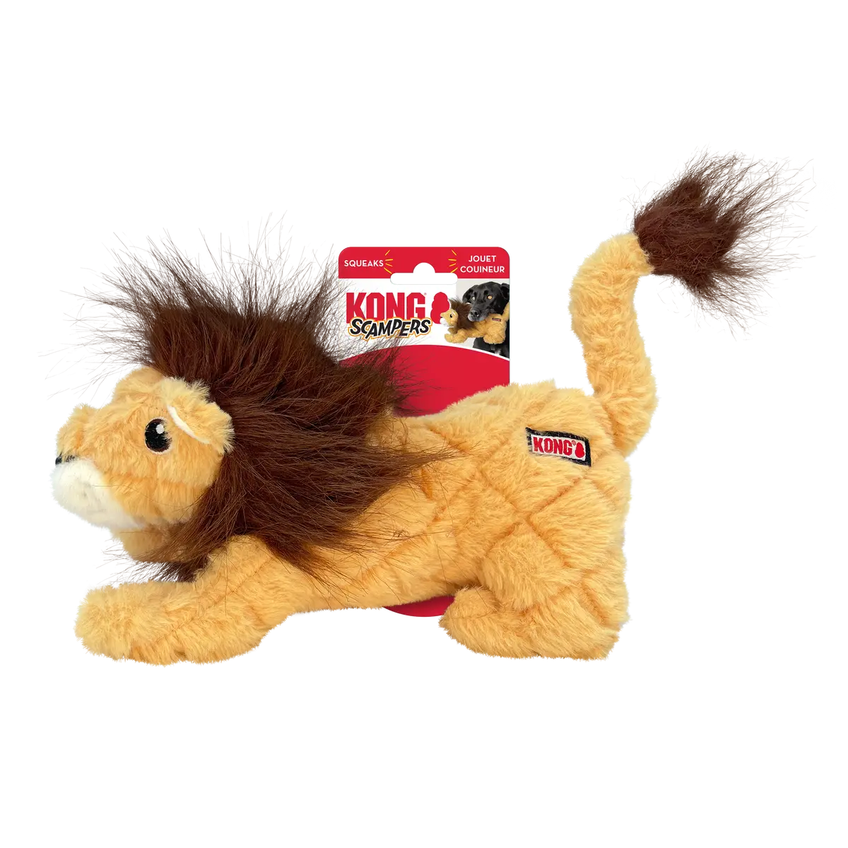 Kong Scampers Lion Dog Toy 2