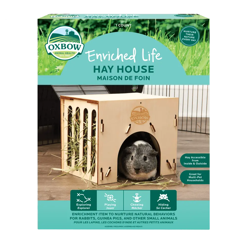 Oxbow Enriched Life Hay House For Guinea Pig 1