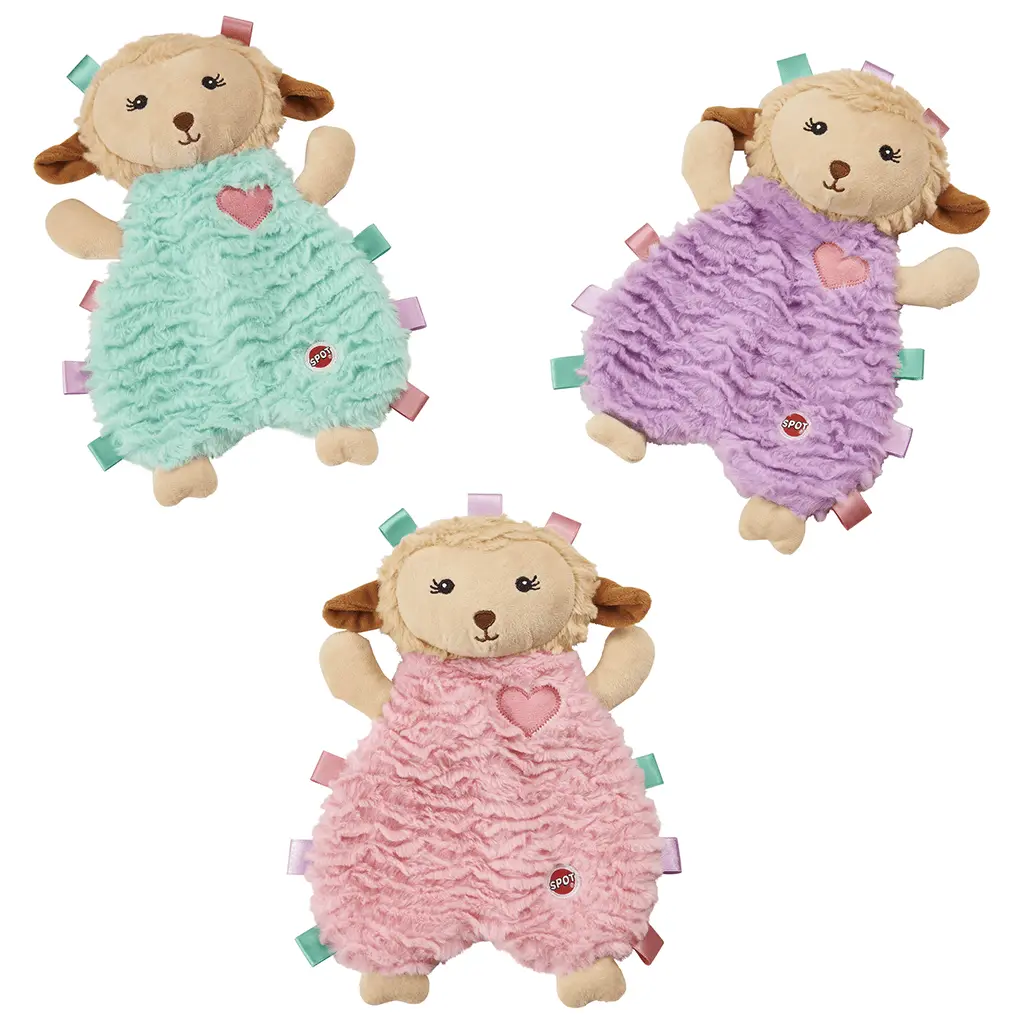 Ethical Pet Spot Soothers Tabbie Lambie Plush Dog Toy 1
