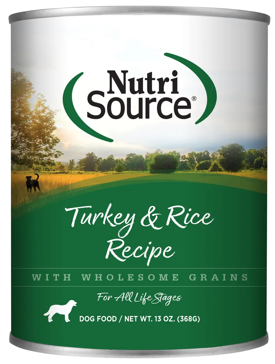 Nutrisource® Turkey & Rice Recipe Healthy Wet Dog Food 1