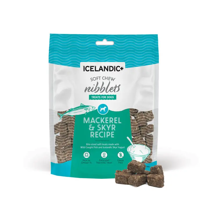 Icelandic+™ Mackerel & Skyr Soft Chew Nibblets For Dogs 1