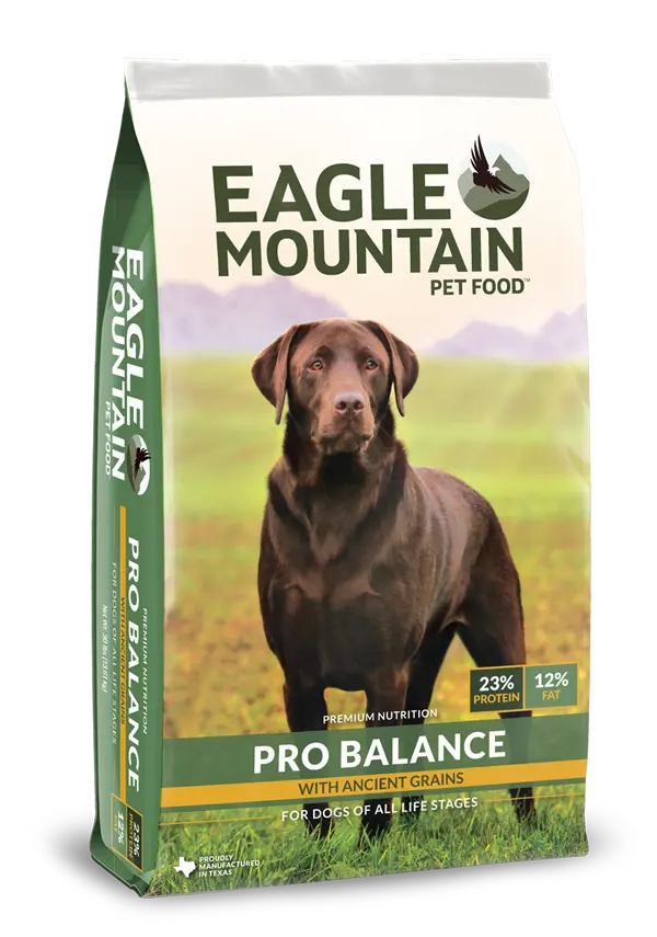 Eagle Mountain Pro Balance With Ancient Grains Dog Food 1