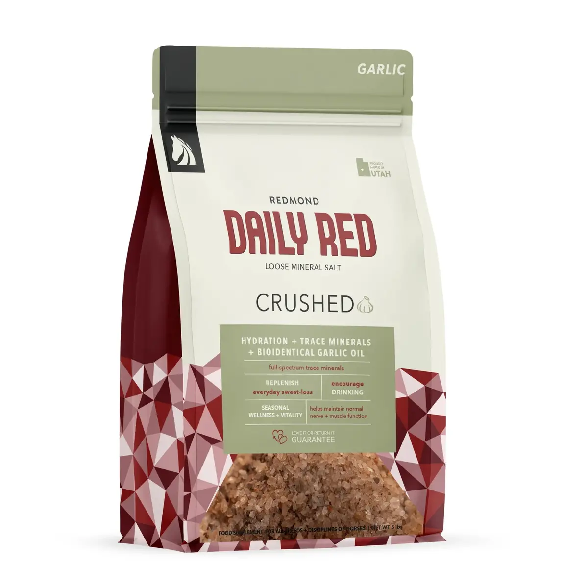 Redmond Daily Red® Crushed™ Garlic Mineral Supplement For Horses 1