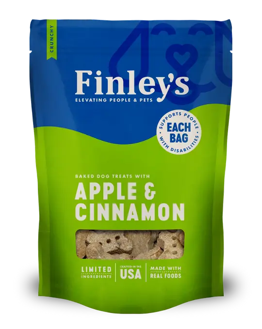 Finley's Apple & Cinnamon Crunchy Biscuits Dog Treats 1