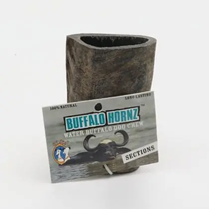 Qt Dog Water Buffalo Horn Section Treat 1