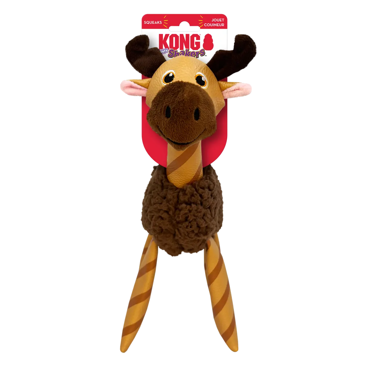 Kong Floofs Shakers Moose Dog Toy 2