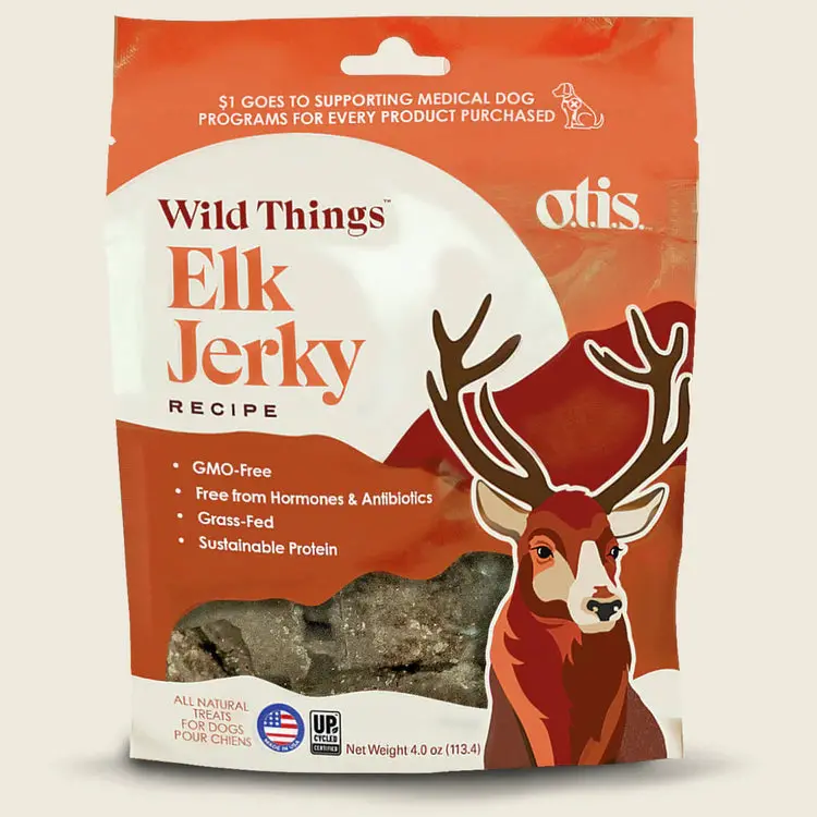 Otis  Wild Things Elk Jerky Dog Treats 1