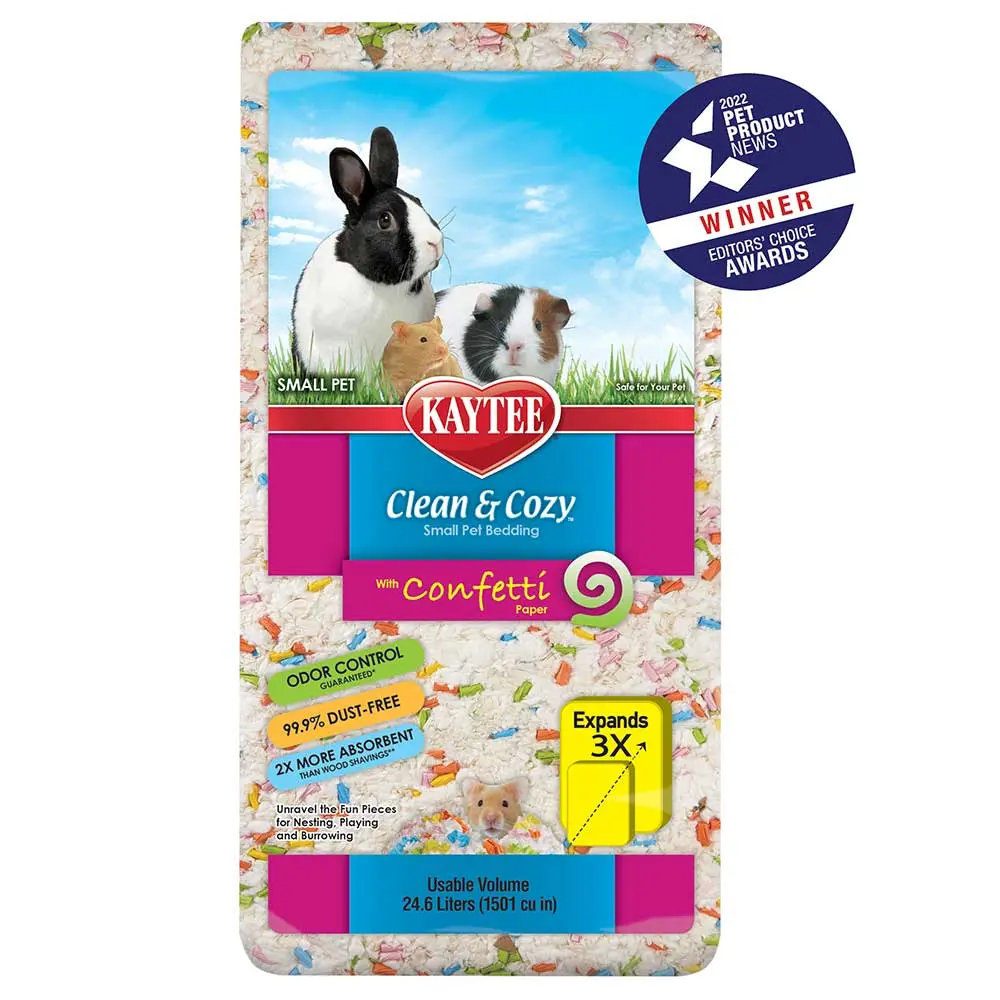 Kaytee Clean & Cozy Confetti Bedding 1