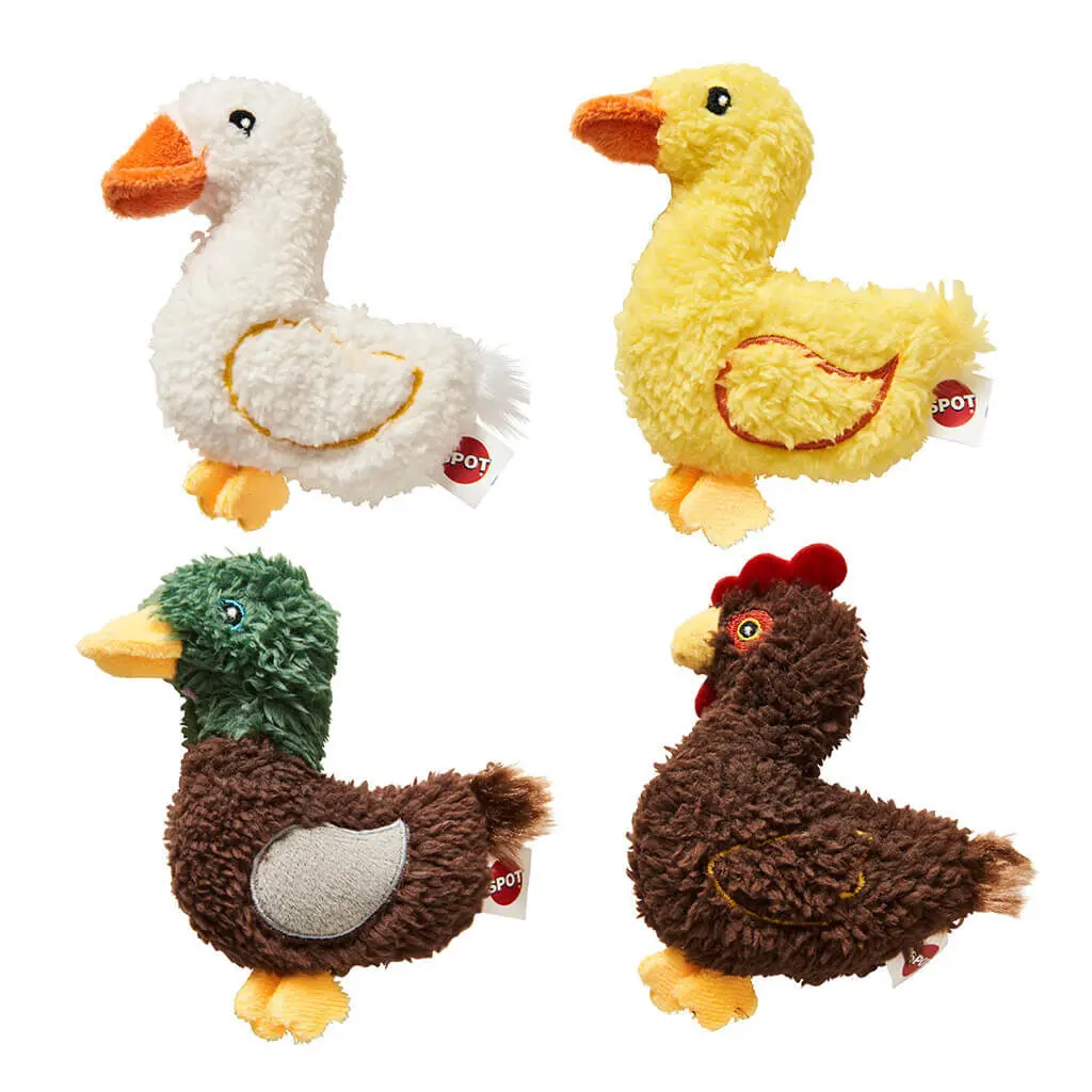 Ethical Pet Spot Love The Earth Barnyard Bird Asst Cat Toy 1