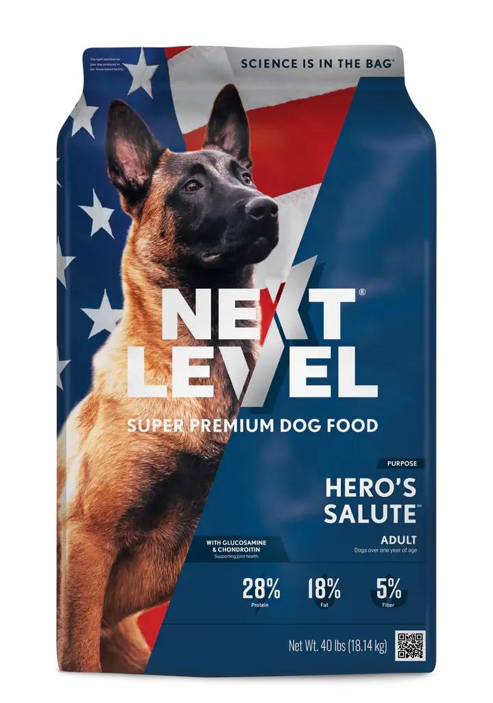 Next Level Hero's Salute Dry Dog Food 1