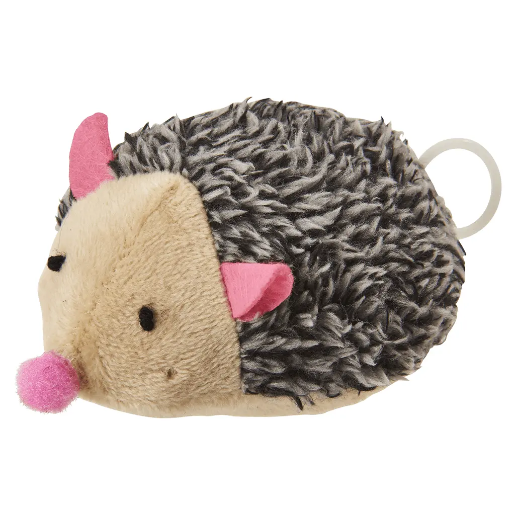 Ethical Pet Spot Plush Jittery Pets Hedgehog Cat Toy 1