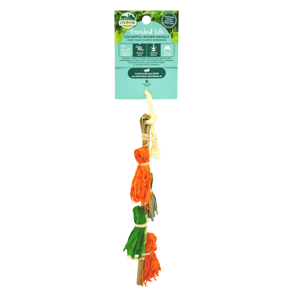 Oxbow Animal Health Enriched Life - Colorful Woven Dangly 1
