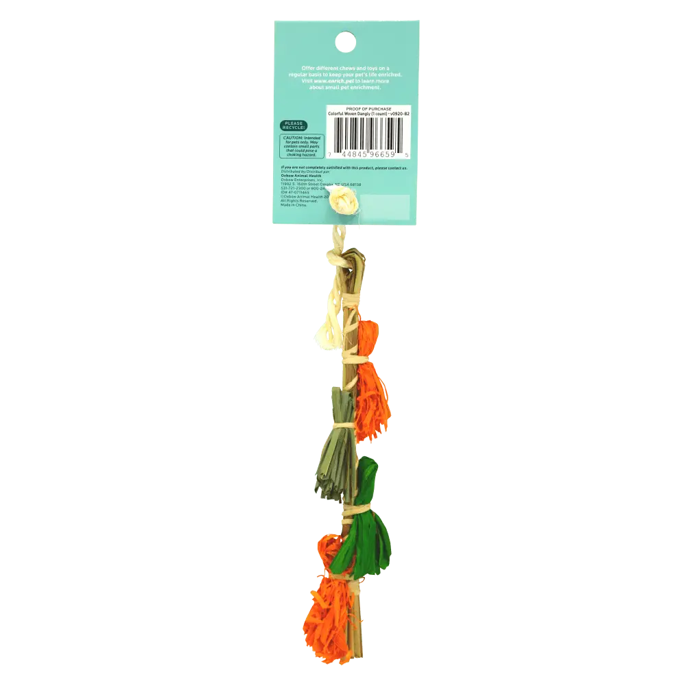 Oxbow Animal Health Enriched Life - Colorful Woven Dangly 2
