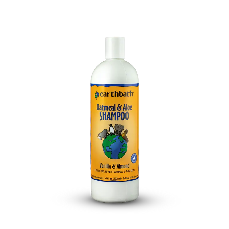 Earthbath Vanilla & Almond Oatmeal & Aloe Shampoo For Dogs And Cats 1