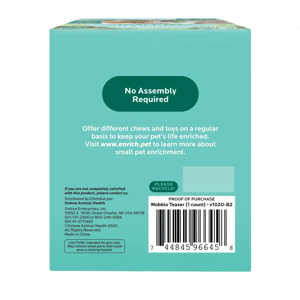 Oxbow Animal Health Enriched Life – Wobble Teaser 2