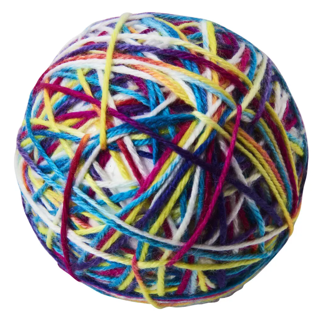 Ethical Spot Sew Much Fun Yarn Ball 3.5″ Cat Toy 1
