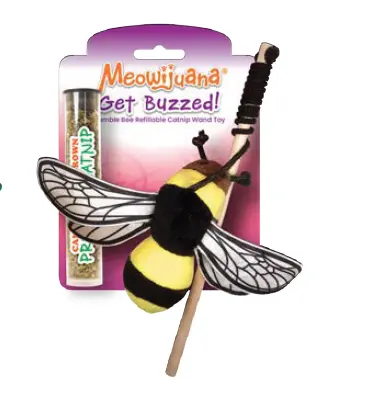 Meowijuana Get Buzzed Refillable Bee 1
