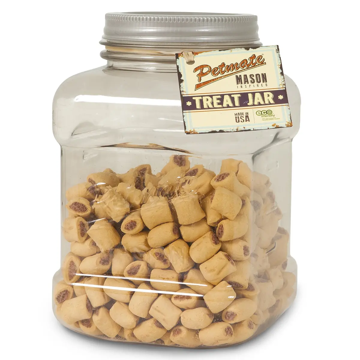Petmate Mason Style Pet Treat Jar 1