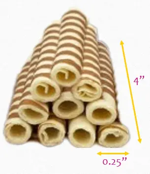A & E Cages Lolo Pets Classic Tasties Straws Dog Treat 1