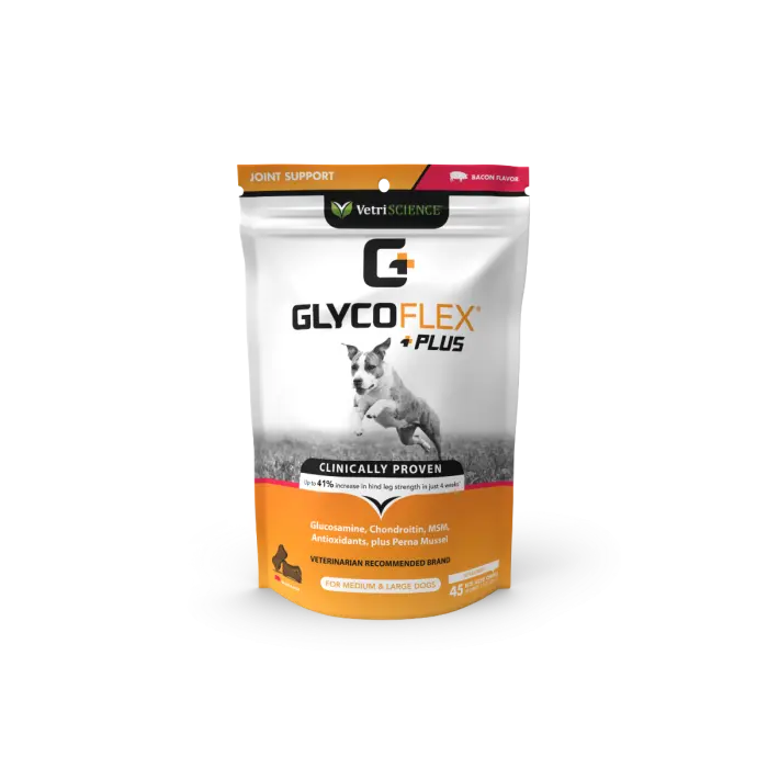 Vetriscience Glycoflex® Plus Hip & Joint Supplement For Dogs Chew Bacon Flavor 1