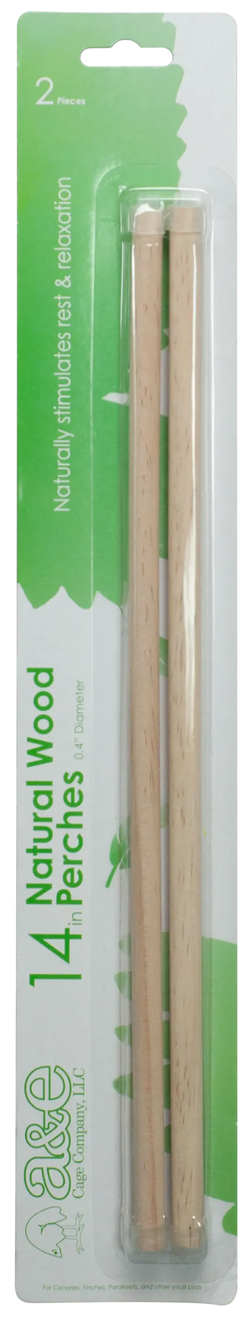 A & E Cage Natural Wooden Replacement Perch 1