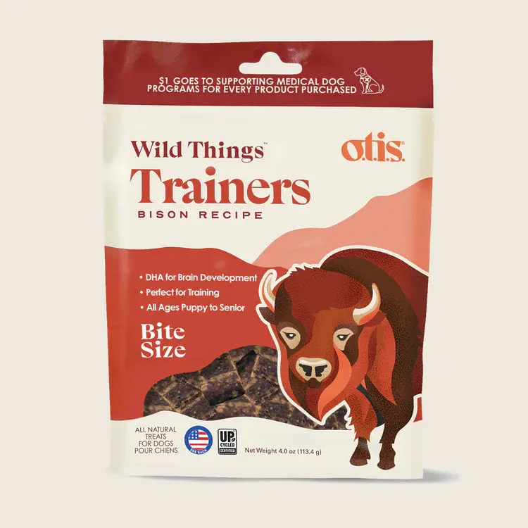 Otis Wild Things Trainers Bison Recipe Dog Treats 1