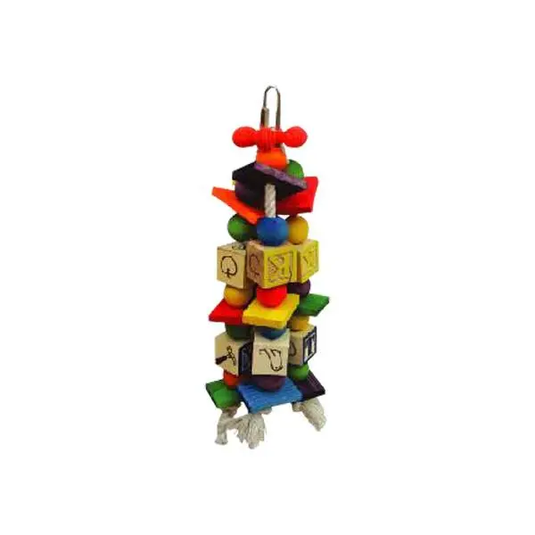 A & E Cage Happy Beaks The Abc Blocks Bird Toy 1