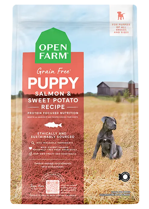 Open Farm Salmon & Sweet Potato Grain-Free Puppy Food 1