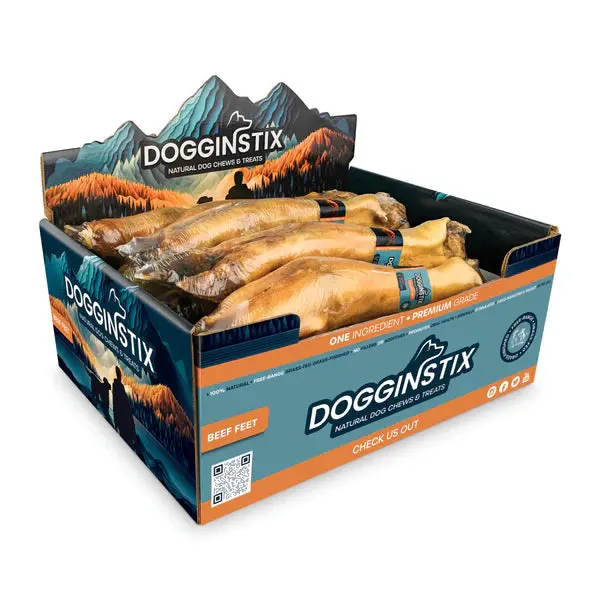 Dogginstix Beef Feet Dog Treats 1