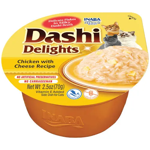 Inaba Dashi Delights Chicken With Cheese Recipe Cat Treats 1