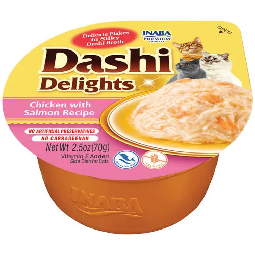 Inaba Dashi Delights Chicken With Salmon Recipe Cat Treats 1
