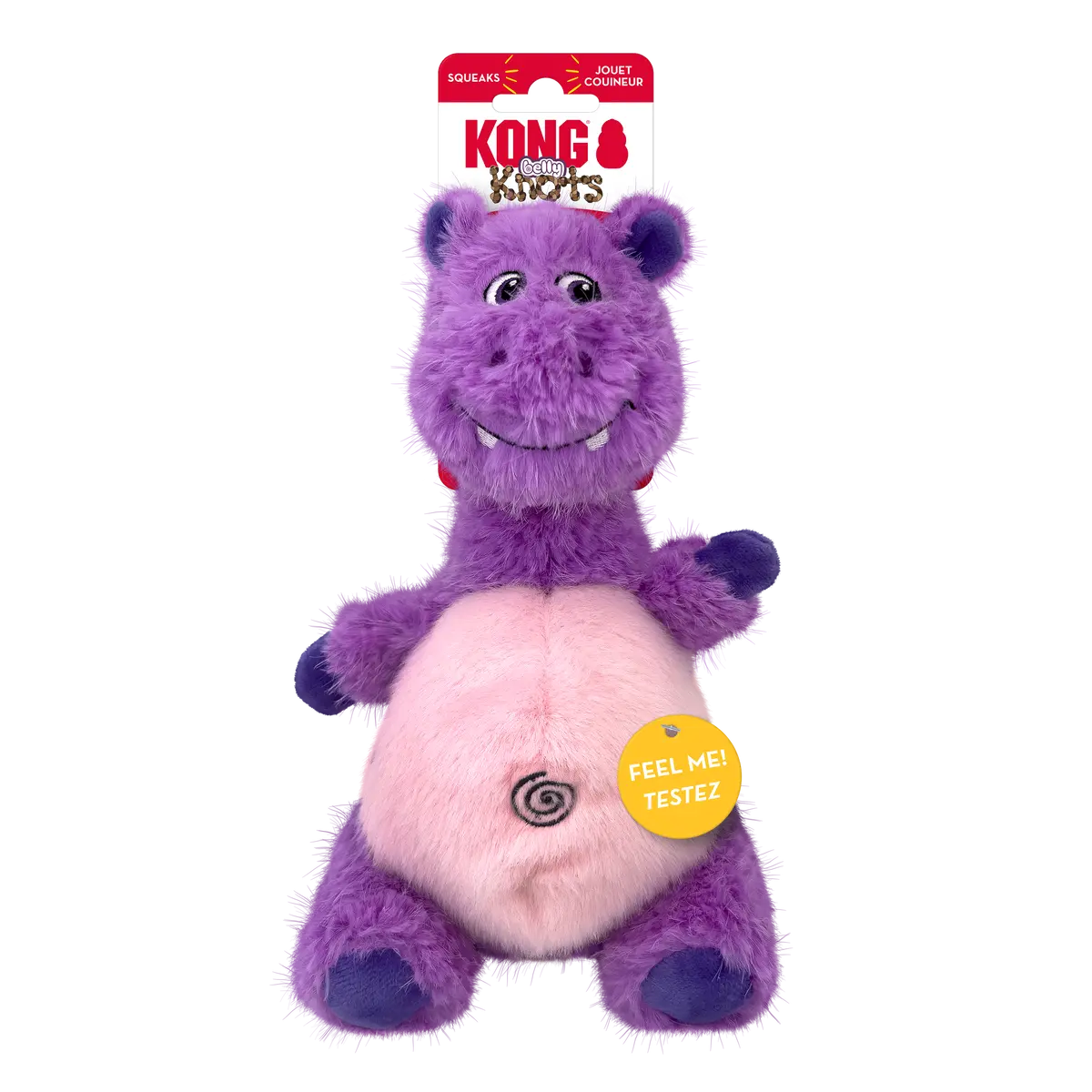 Kong Knots Belly Hippo Dog Toy 1