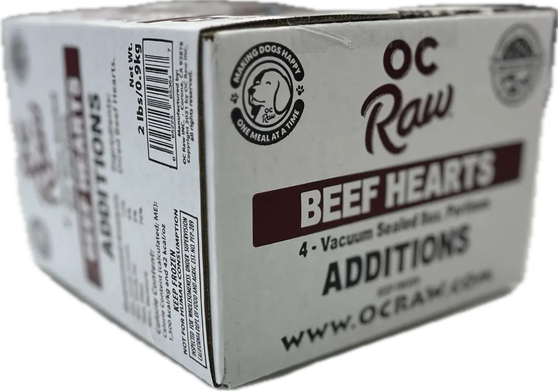 Oc Raw Dog Beef Hearts Additions 1