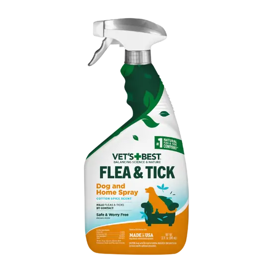 Vet's Best® Flea & Tick Dog & Home Spray – Cotton Spice Scent 1
