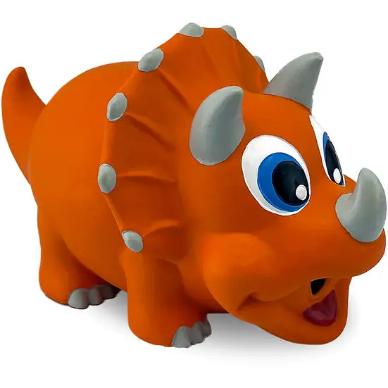 Petsport Naturflex Jumbo Triceratops Dog Toy 1