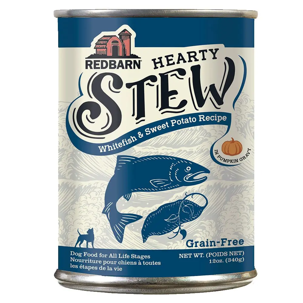 Redbarn Whitefish & Sweet Potato Hearty Stew Dog Food 1