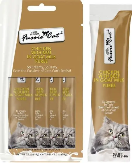 Fussie Cat Chicken With Beef In Goat Milk Purée 1