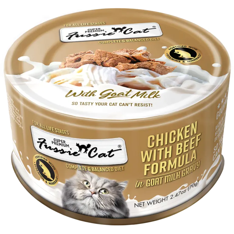 Fussie Cat Chicken With Beef Formula In Goat Milk Gravy Cat Food 1