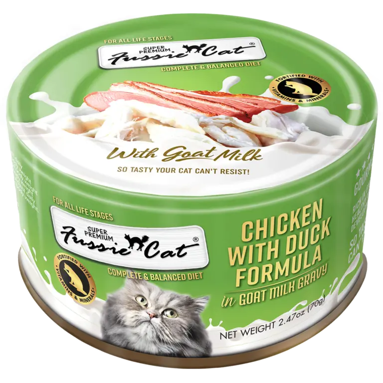 Fussie Cat Chicken With Duck Formula In Goat Milk Gravy Cat Food 1
