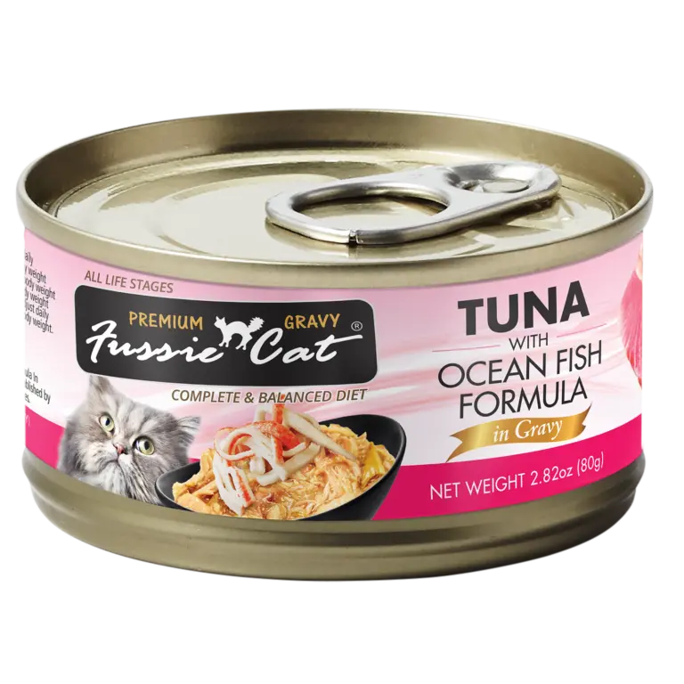 Fussie Cat Tuna With Ocean Fish Formula In Gravy Cat Food 1
