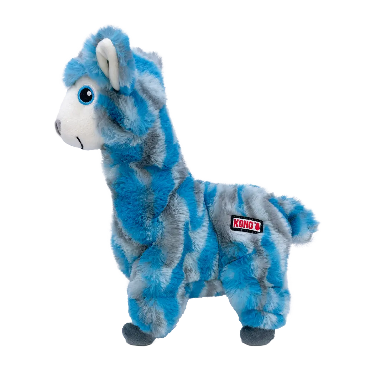 Kong Low Stuff Stripes Llama Dog Toy 1