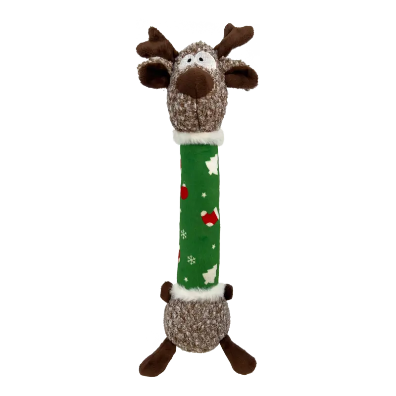 Kong Holiday Shakers Luvs Reindeer Dog Toy 1