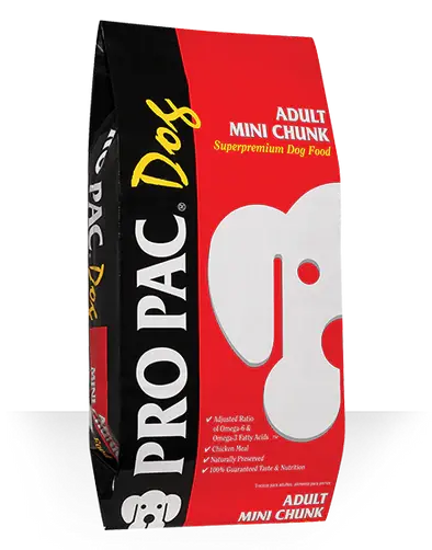 Pro Pac Adult Mini Chunk Superpremium Formula Dog Food 1