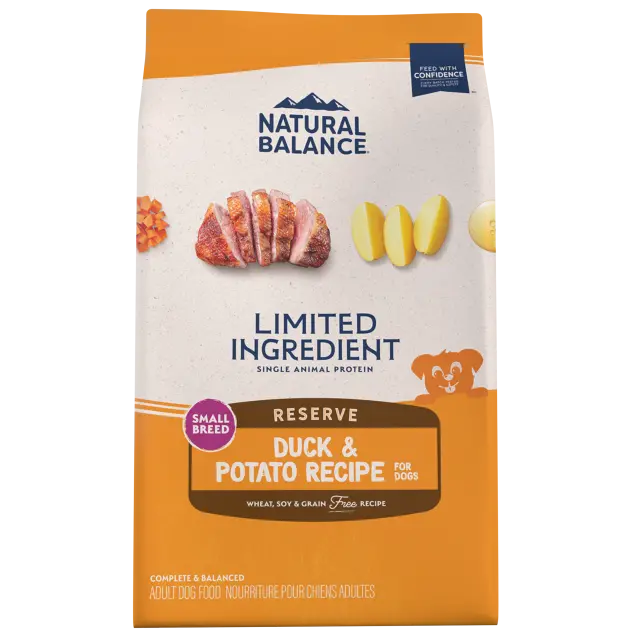 Natural Balance Limited Ingredient Reserve Grain Free Duck & Potato Small Breed Recipe Dry Dog Food 1