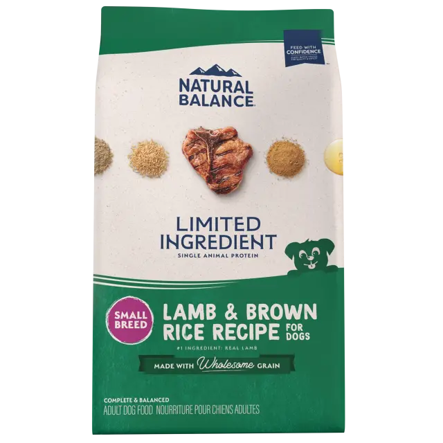 Natural Balance Limited Ingredient Diet Lamb & Brown Rice Small Breed Recipe Dry Dog Food 1