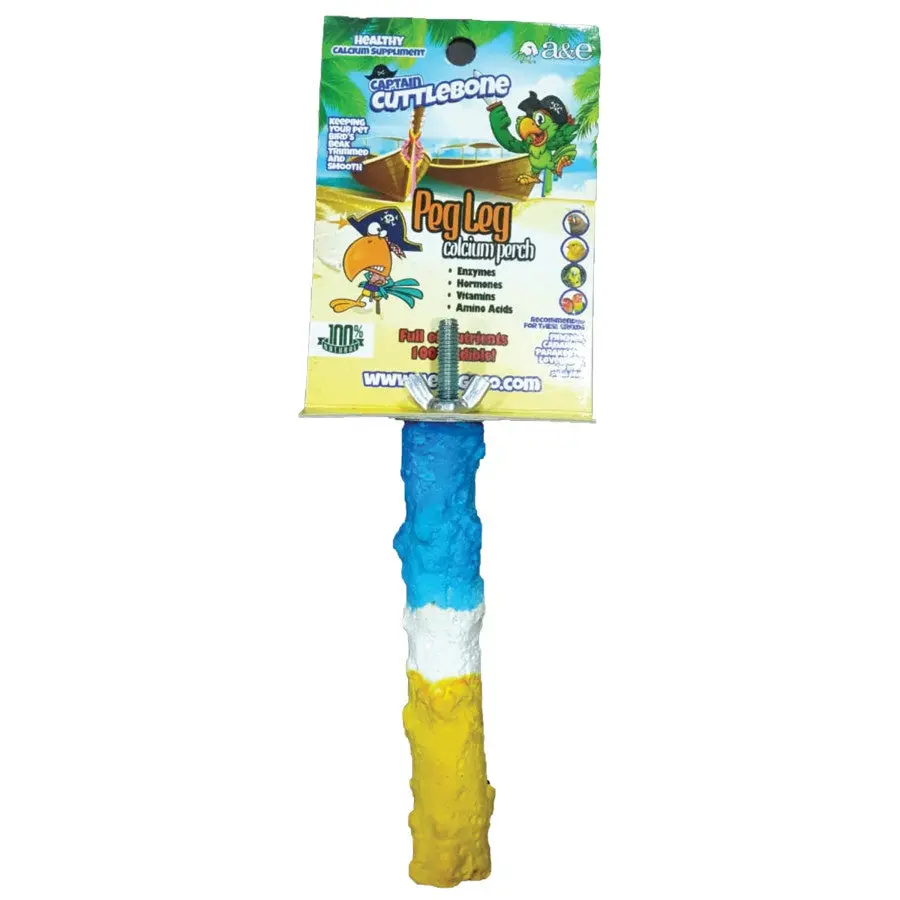 A&E Cages Captain Cuttlebone Calcium Bird Perch 1