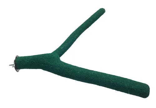 A&E Cages Forked Sand Covered Perch 1