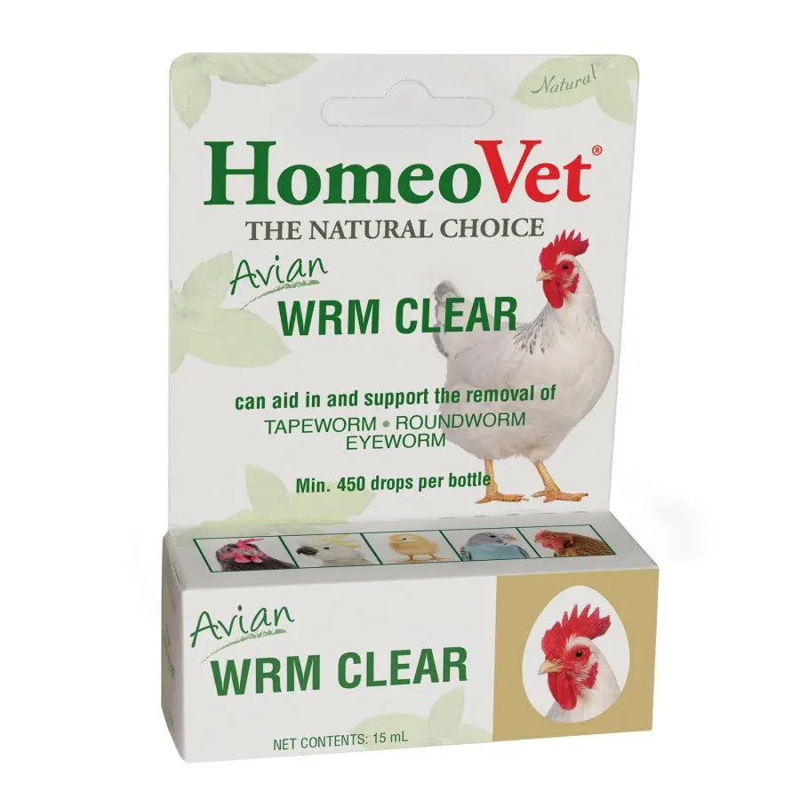 Homeovet Avian Worm Clear Dewormer 1