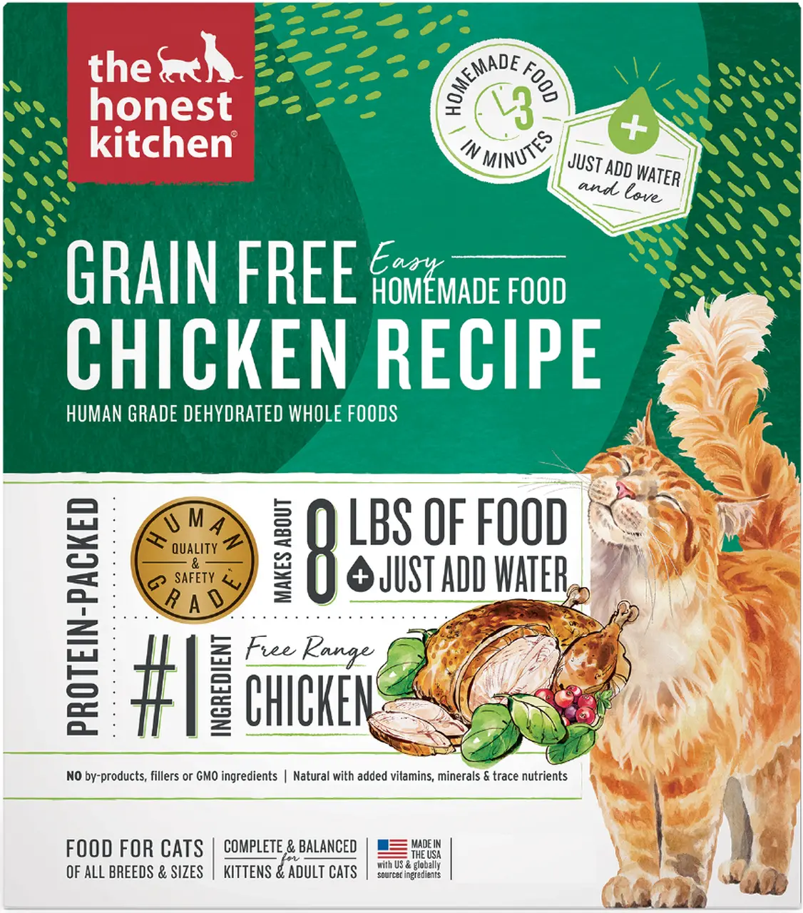 Honest Kitchen Dehydrated Gf Chicken Cat 1